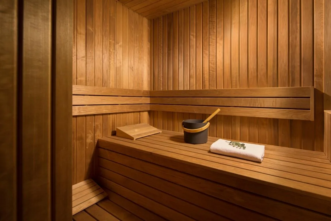 Private wooden sauna at Villa Anthon near Dubrovnik